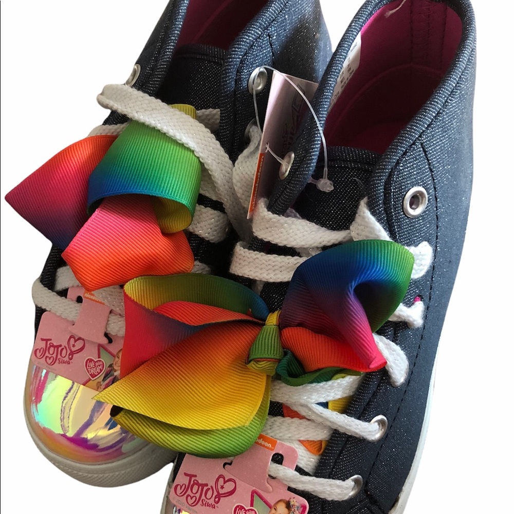 NICKELODEON JOJO SIWA GIRL’S HIGH TOP SHOES SZ 13